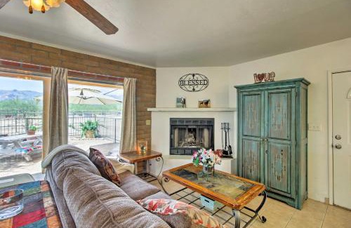 Tanque Verde Apartment | Tucson Casita with Fireplace View Animals and Mtns