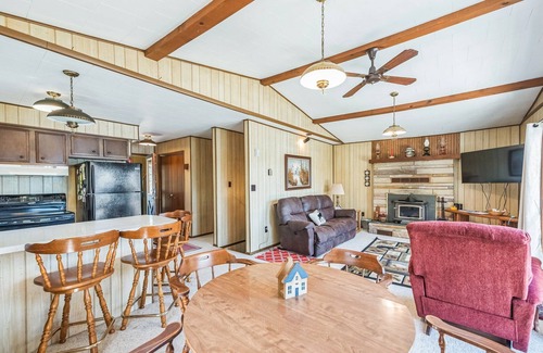 Herron Cabin | Twice Upon A Lake (Curran, MI) Sleeps 6, Waterfront off Crooked Lake.