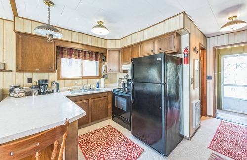 Herron Cabin | Twice Upon A Lake (Curran, MI) Sleeps 6, Waterfront off Crooked Lake.