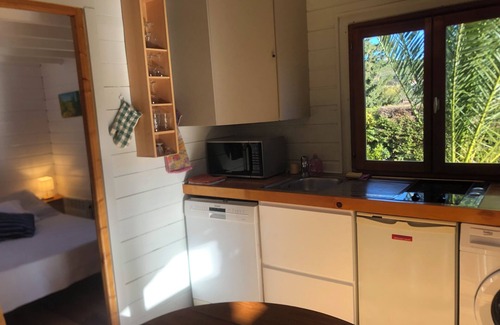 Saint Pierre de Feric Ski Chalet | Two-bedroom apartment in the heights of Nice: Small chalet with private garden.