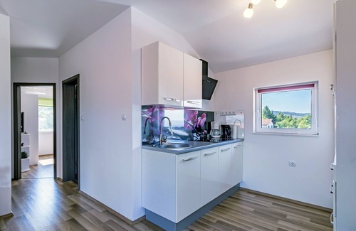 Bilice Apartment | Two bedroom apartment with balcony and sea view Bilice, Krka (A-13545-a)