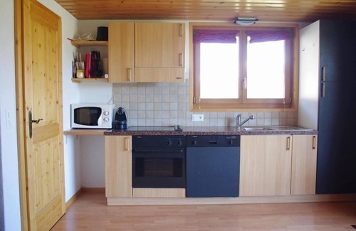 Leysin Apartment | Two-bedroom apartment with private entrance and private garden