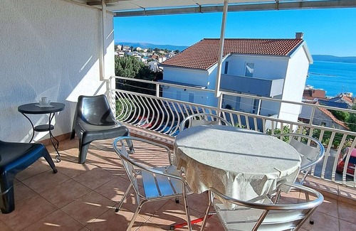 Selce Apartment | Two bedroom apartment with terrace and sea view Selce, Crikvenica (A-23193-a)