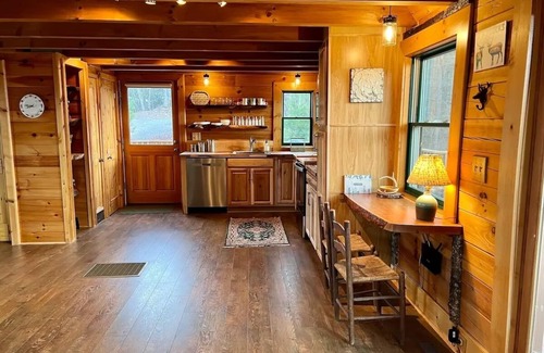 Purlear House | Two Bucks Cabin at Buck Mountain, NC - Two views!