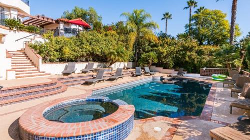 Escondido House | Two Estates w Pools Hot Tubs Game Rooms Valley Views Tennis Court Near Beaches Wineries