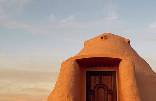 Alpine Cabin | TWO Private Lux Organic Earth Domes - 5 Starry Secluded Acres in Terlingua