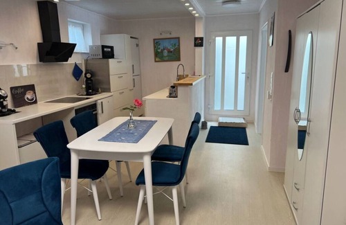 Suggental House | Uitzicht op het zwembad