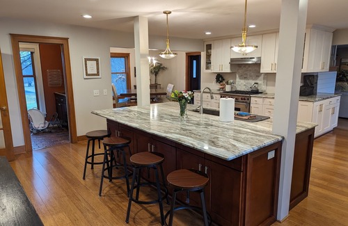 Fairport House | Ultimate Family Retreat:10-Acre, Heated Pool, Hot Tub & More