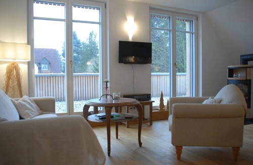 Georgensgmuend Apartment | Umweltfreundliche FeWo (68qm) in Passivhaus im OG mit Dachterrasse