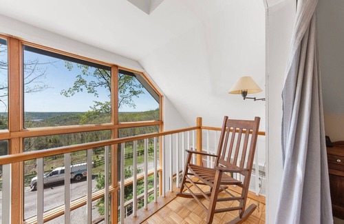Bentonville House | Unique and secluded A frame home on 31 acres with hot tub.