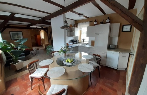 Bosleben-Wullersleben Apartment | Unique apartment in Chalet Bösleben, a fully ecologically renovated monument