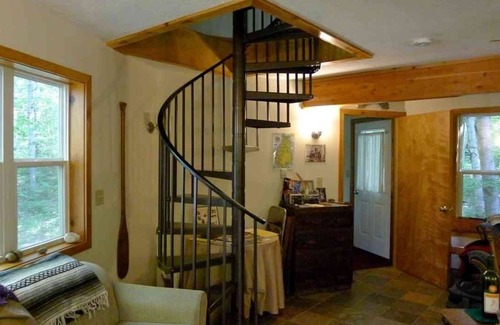 Beaver Island Bed & Breakfast | Unique, Attractive Hexagon Cedar Lodge in the Woods