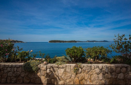 Lozica Apartment | Unique Beachfront 2BDR Apartment With a Private Beach and Spacious Terrace