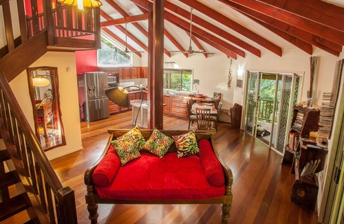 Diwan House | Unique holiday home with private waterfalls and swimming pool right by your deck