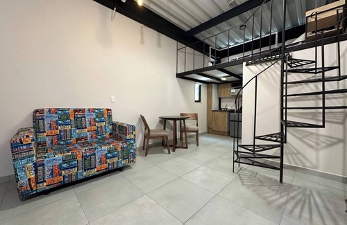 Gustavo A. Madero Apartment | Unique Loft in Ex-Factory: History and Style