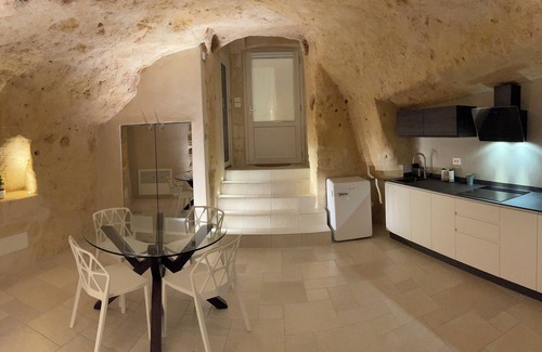 Sasso Caveoso House | Unique Natural Cave Chambers With Modern Comfortable Style,In Downtown Matera