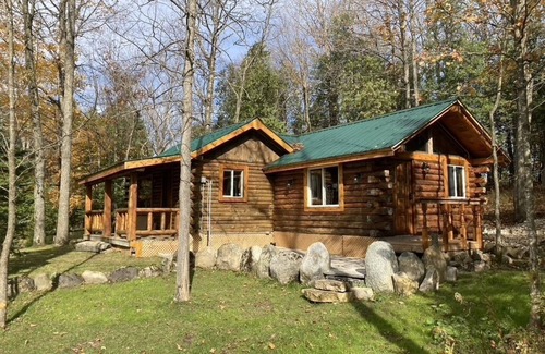 West Grey Cabin | Unique secluded Log Cabin on Private Spring fed lake