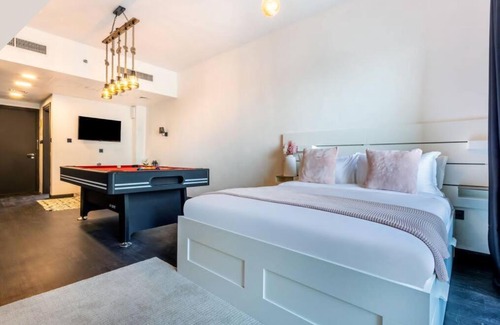 Dubai Production City Apartment | Unique Studio with Jacuzzi