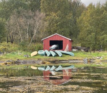 Foldereid House | Unique totally private island in a Norwegian fjord with space for 40 people, a dinner room and a chapel