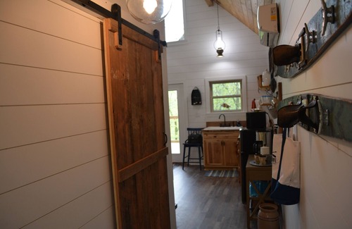 Jones Mills Cabin | Unique Treehouse property at Lake Catherine. Lake toys included.