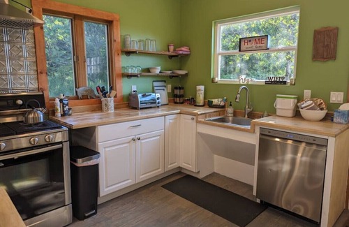 Hurleyville House | Universally Accessible Agrihood Farmhouse Hiking/Fireplace/Getaway