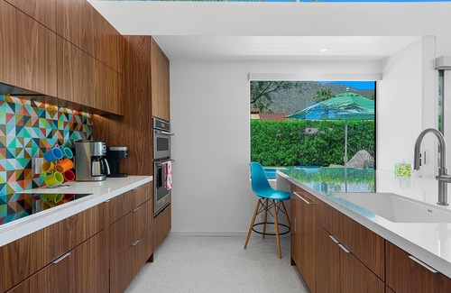 Deep Well Ranch House | Updated Mid-Century with Pool/Spa, Firepit, Outdoor Shower and Mountain Views
