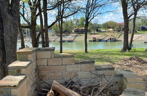 Brownwood House | Updated Shady Lakeside Retreat on Lake Brownwood with Large Boat Dock