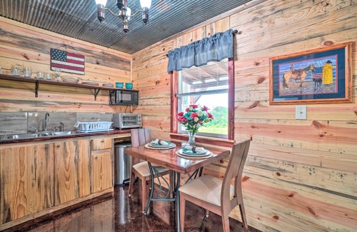 Ozark Cabin | Updated Studio Cabin in Ozark w/Yard & Mtn View