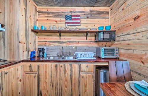 Ozark Cabin | Updated Studio Cabin in Ozark w/Yard & Mtn View