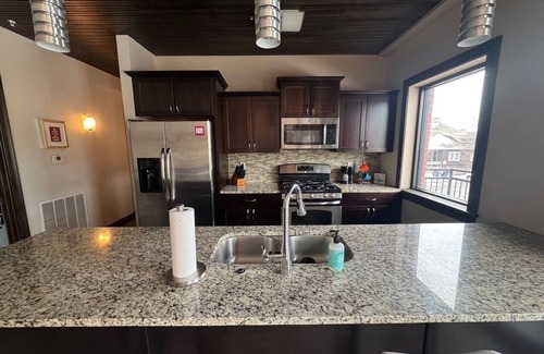 Columbia Apartment | Upscale 2-bedroom luxury loft in vibrant downtown Columbia, MO