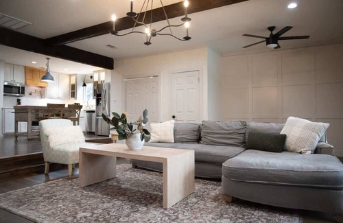 Little Forest Hills House | Upscale 3BR w/ Yard Games + Heated Pool + Hot Tub