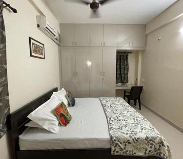 Coimbatore Apartment | V4 Stay - Luxury 1 BHK AC Suite sleeps 5 guests