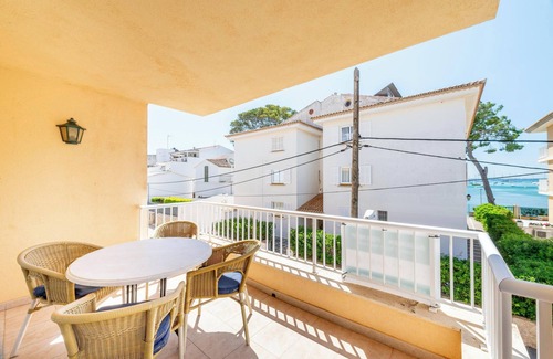 Puerto de Pollensa Apartment | Vacation Apartment Talaia 1A with Balcony, Wi-Fi, Garden & Terrace