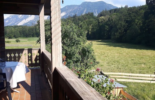 Weissbach Apartment | Vacation apartment 4 with balcony and mountain view, 35 m², 1 bedroom