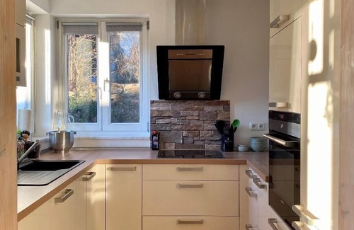 Sankt Englmar Apartment | Vacation apartment with south-facing balcony-terrace and open-plan living area