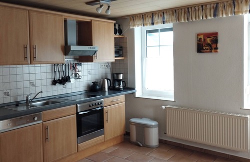 Buttforde Condo | Vacation apartment close to the North Sea with own entrance, 2 bedrooms, 2 bathrooms, living room, kitchen
