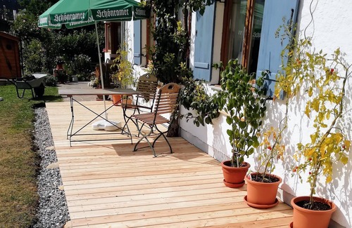 Unterwoessen Apartment | Vacation apartment 73 m², 1-4 persons, 2 bedrooms, balcony, private garden