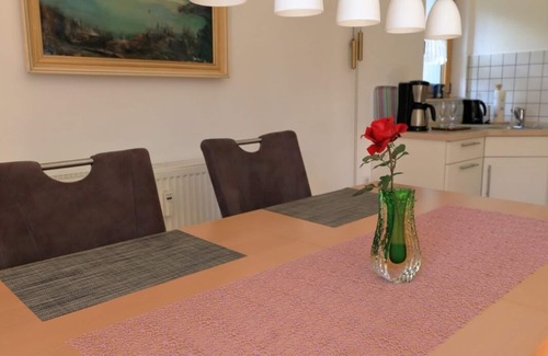 Ruhpolding Apartment | Vacation apartment Haas 65 sqm, 1 bedroom, 1 living room, dining kitchen, bathroom with shower, WLAN