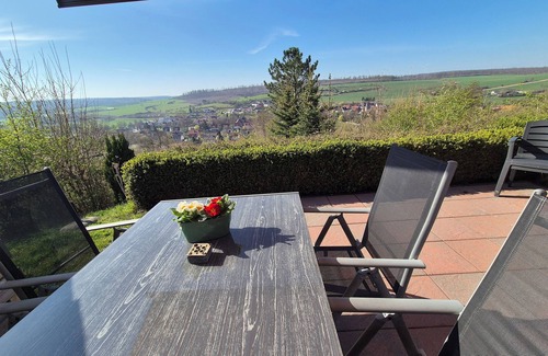 Husen House | Vacation home Altenautalblick Husen. Pet friendly!