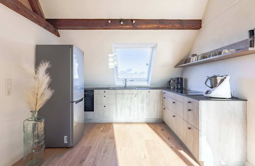 Hattstedtermarsch Apartment | Vacation home Arlau Schleuse in the Hattstedtermarsch for up to 4 people