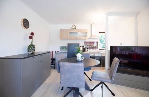 Almdorf House | Vacation home Friesenkrabbe in Almdorf for up to 4 people