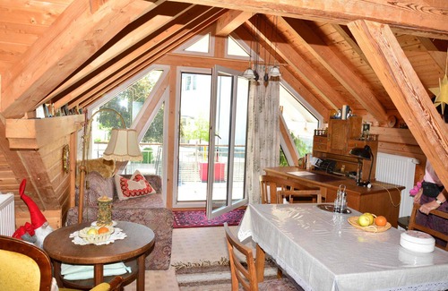 Diedorf Markt Apartment | Vacation home on the top floor with large living area and balcony