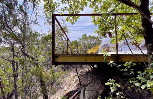 Oatmeal House | Vagary: Luxury Glamping in Treetop Dome + Dip Pool