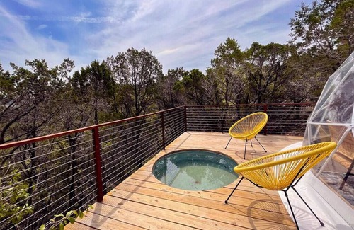 Oatmeal House | Vagary: Luxury Glamping in Treetop Dome + Dip Pool