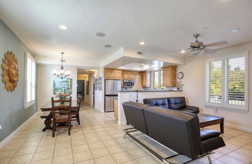 Downtown Condo | Valentina Suite 501 offers coastal mountain views, short walk to Pismo Pier