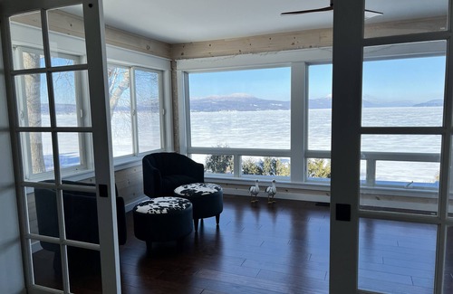Newport House | Vermont Lake House. Stunning lake views & sunsets. Perfect eclipse location