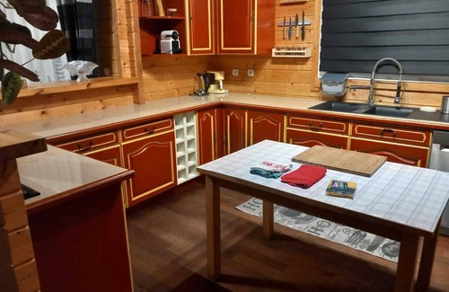 Saumos Ski Chalet | Very quiet wooden house near the ocean
