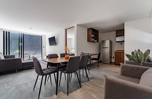Santa Maria la Ribera Apartment | VH | Depa familiar StaMa la Ribera | gym | 125