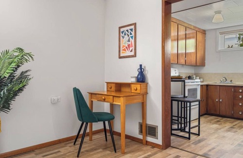 Drumheller House | Vibrant basement suite, blending style and comfort for a delightful stay.