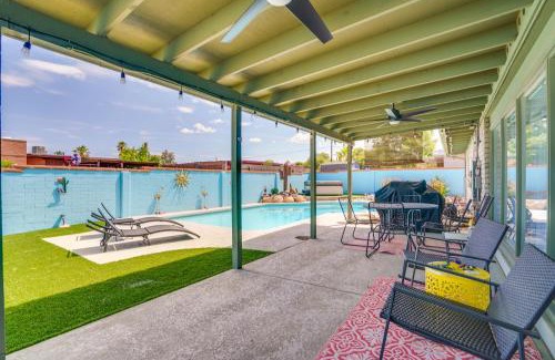 South Harrison House | Vibrant, Colorful Tucson Abode with Pool and Hot Tub